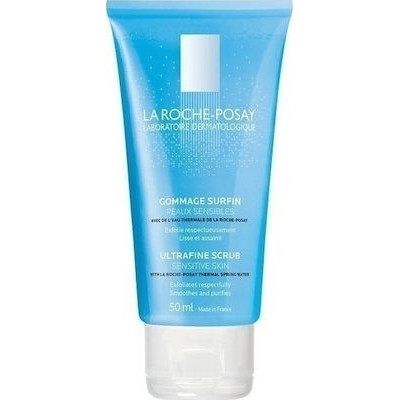 La Roche Posay Ultra-Fine Απολεπιστικό & Καθαριστικό Προσώπου σε Gel για Ευαίσθητες Επιδερμίδες 50ml